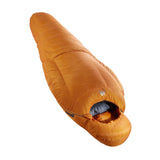 Mountain Equipment Redline Sleeping Bag (-45°C/-49°F) Outdoor Action Marmalade- Full Length (Angled)