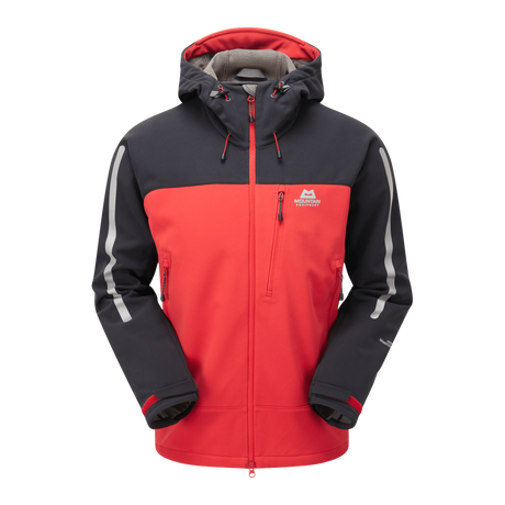 Mountain Equipment Vulcan MRT Men's Jacket Outdoor Action Imperial Red/Black- Front