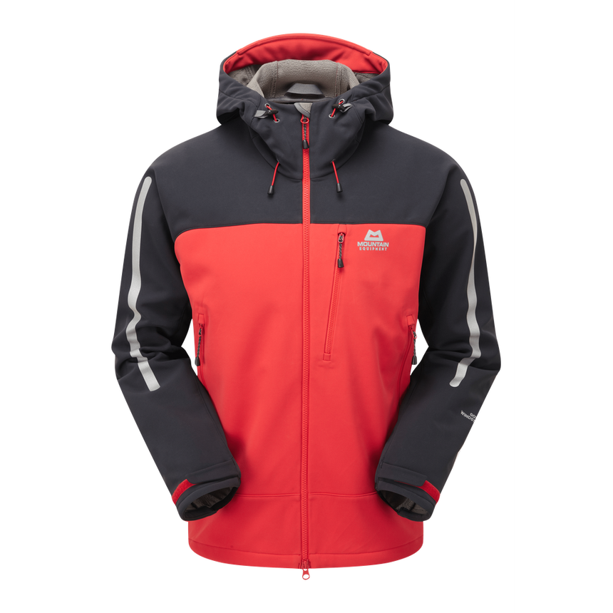 Mountain Equipment Vulcan MRT Men's Jacket Outdoor Action Imperial Red/Black- Front