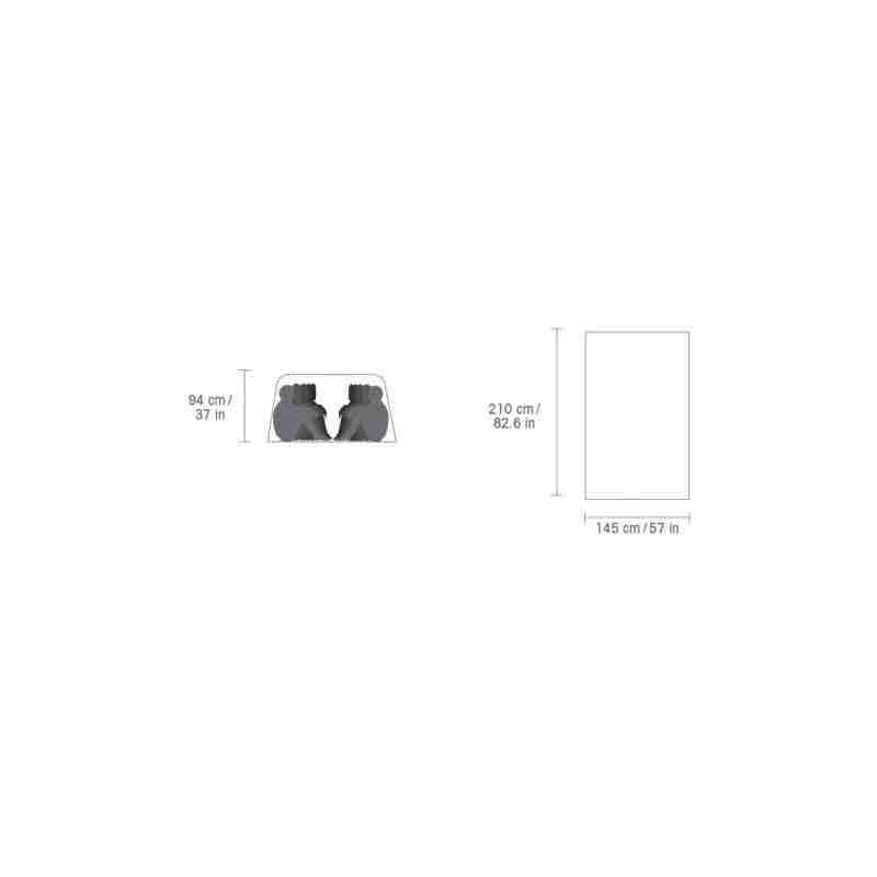 Rab 8-10 Person Group Shelter - dimensions diagram