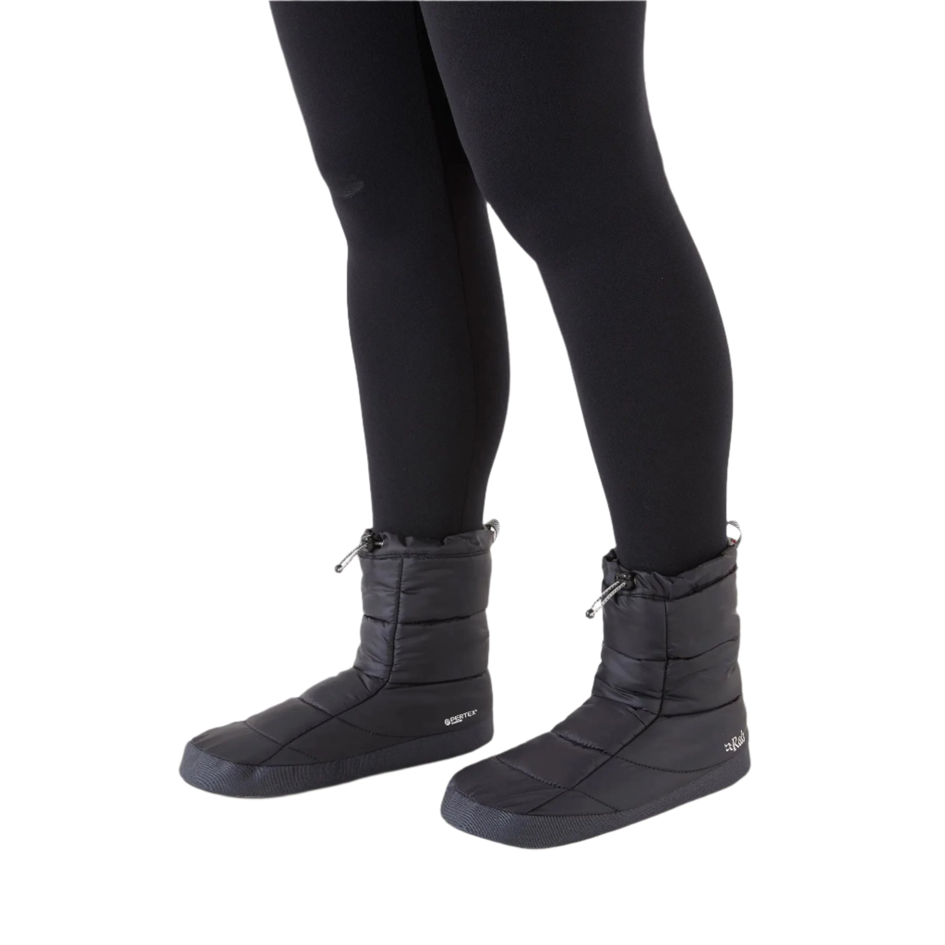Rab Cirrus Hut Boot in Black - worn