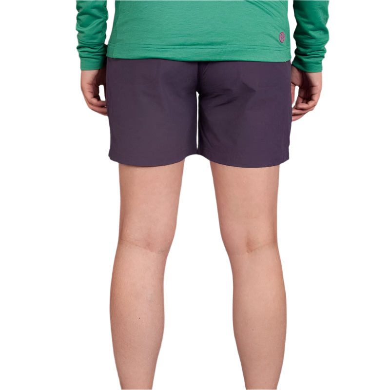 Rab Women's Helix Shorts in Graphene - worn, back