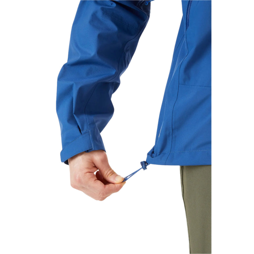 Rab Men's Arc Eco Waterproof Jacket in Nightfall Blue (Reference) - Hem Drawcord Detail