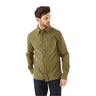 Rab Men's Boundary Brushed Cotton Shirt in Chlorite Green - front