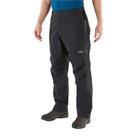 Rab Men's Kangri GORE-TEX Pants in Black - Front Worn