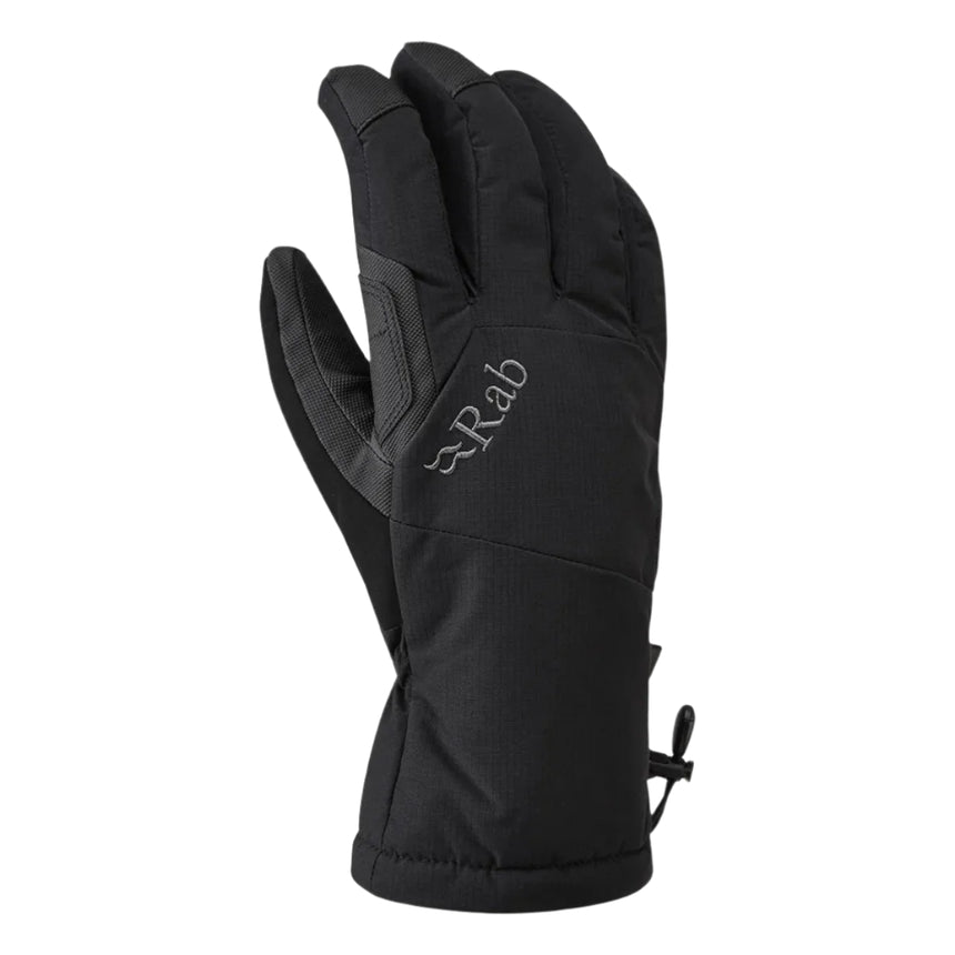 Rab Men's Storm Waterproof Gloves in Black - front, single glove