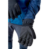 Rab Men's Storm Waterproof Gloves in Black - worn