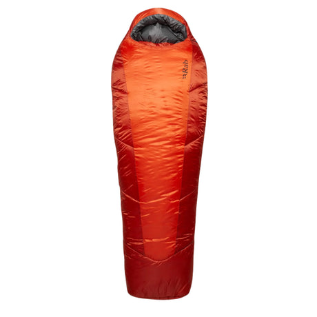 Rab Solar Eco 4 Sleeping Bag in Firecracker - full length