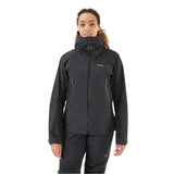 Rab Women's Kangri GORE-TEX Jacket in Black - Front Worn
