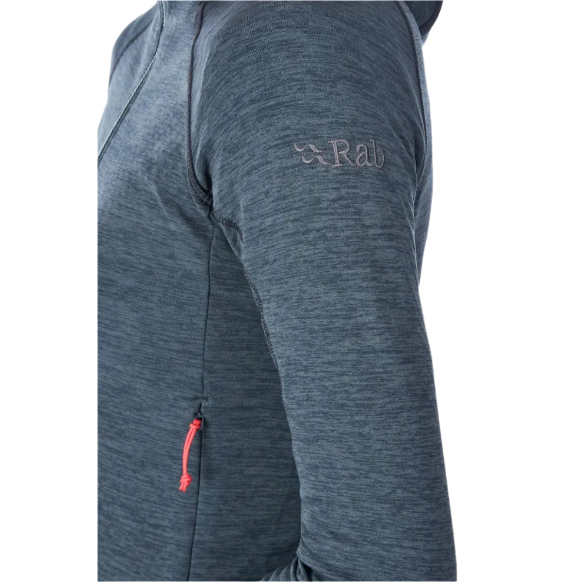 Rab Women's Nexus Jacket in Steel (Reference) - Hip Pocket Detail
