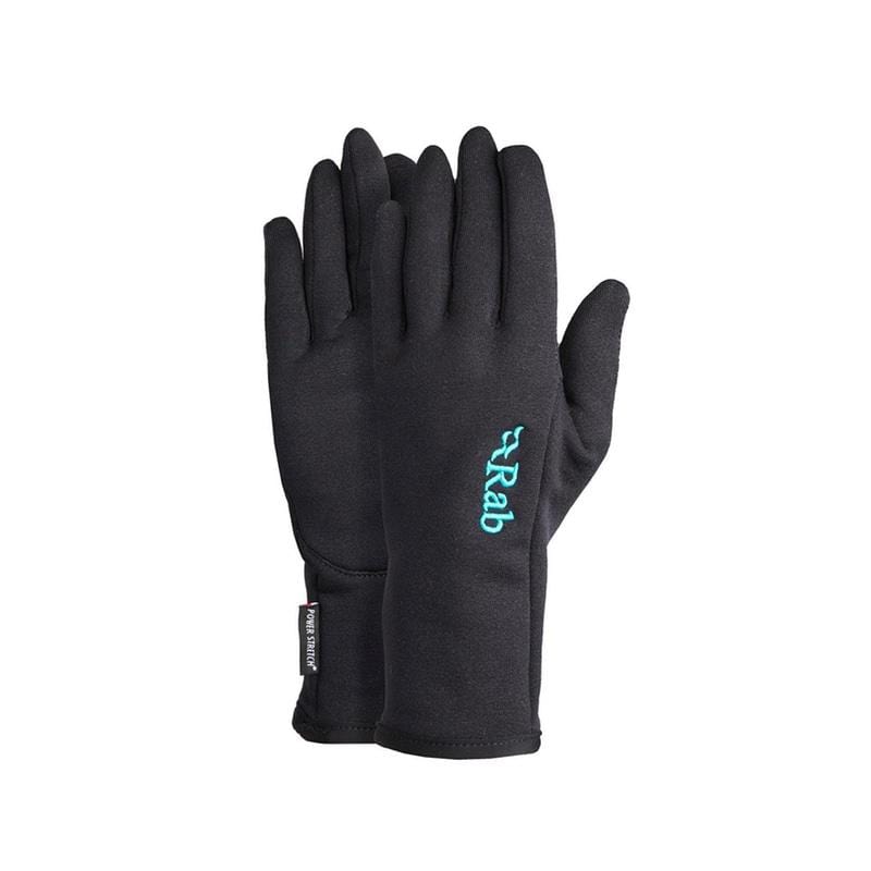 Rab Women's Power Stretch Pro Gloves in Black - front