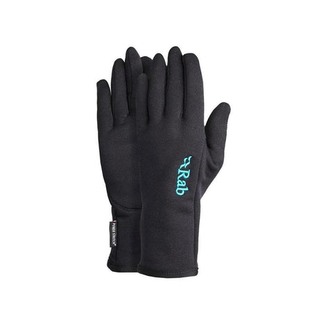 Rab Women's Power Stretch Pro Gloves in Black - front