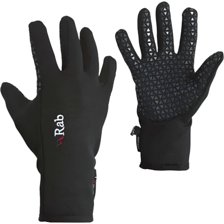 Rab Women's Power Stretch Pro Grip Gloves in Black - Pair