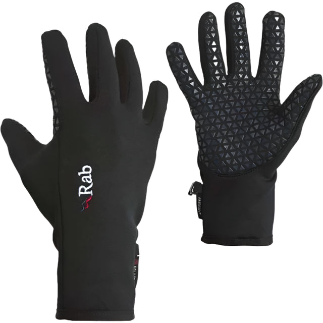 Rab Women's Power Stretch Pro Grip Gloves in Black - Pair