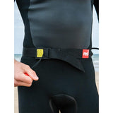 Red Paddle Quick Release SUP Leash Waist Belt - Product on Model at Beach