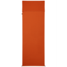 Mountain Equipment Groundup Rectangular Sleeping Bag Liner in Paprika - front view showing drirelease Lyocell fabric and lightweight stretchy construction