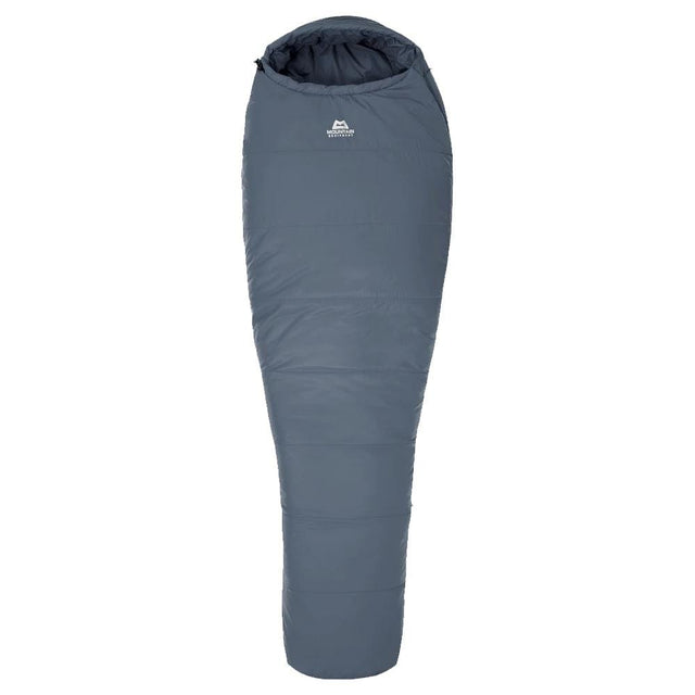 Mountain Equipment Lunar I Sleeping Bag Outdoor Action Denim Blue - Front Full Length