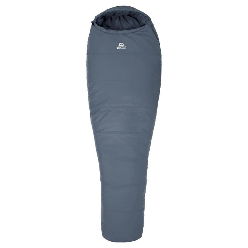 Mountain Equipment Lunar I Sleeping Bag Outdoor Action Denim Blue - Front Full Length
