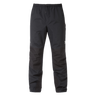 Mountain Equipment Saltoro GORE-TEX Men's Pant in Black - front view showing 2.5-layer GORE-TEX Paclite construction and Active fit