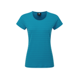 Mountain Equipment Stripe Women's Tee Outdoor Action