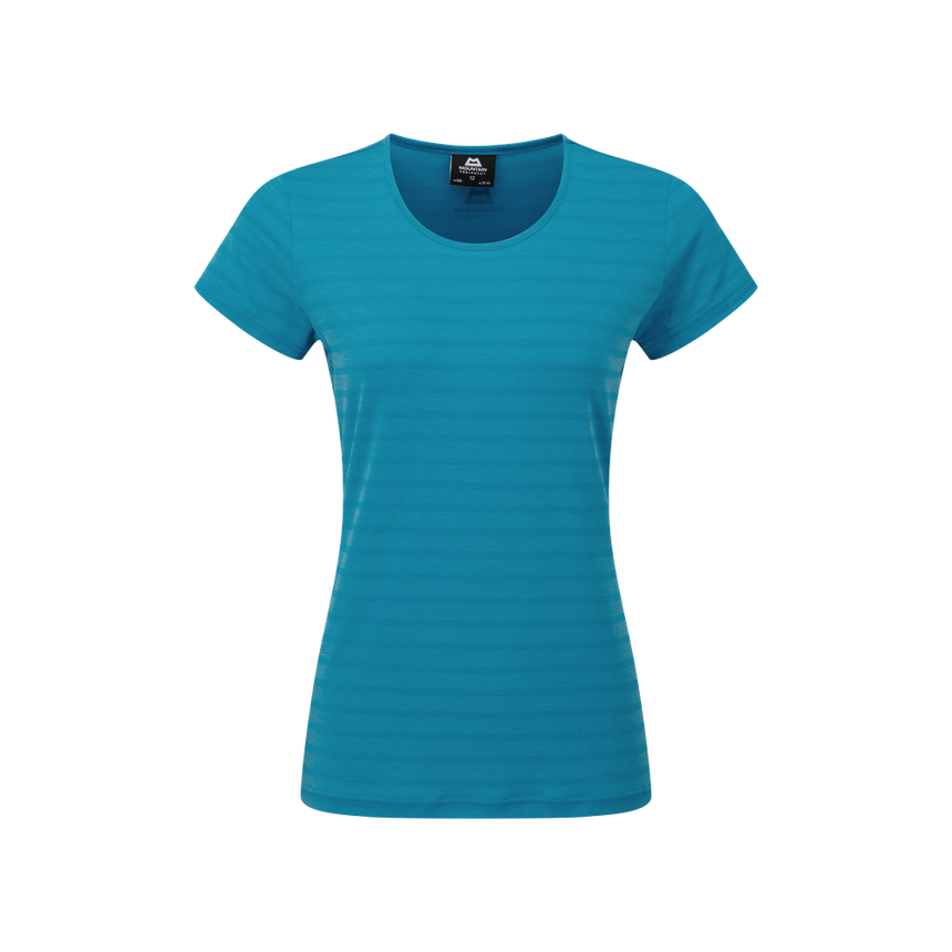 Mountain Equipment Stripe Women's Tee Outdoor Action