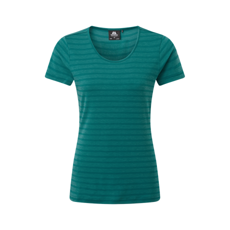 Mountain Equipment Stripe Women's Tee Outdoor Action