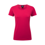 Mountain Equipment Stripe Women's Tee Outdoor Action