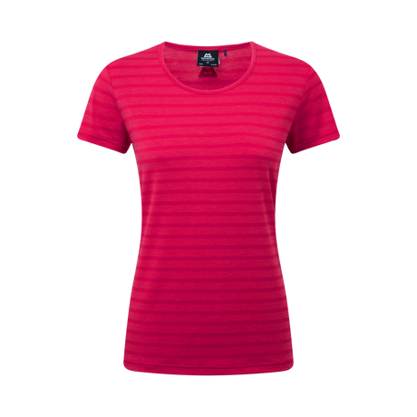 Mountain Equipment Stripe Women's Tee Outdoor Action